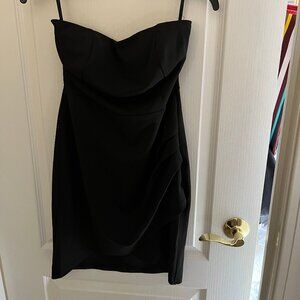 NWT Strapless Black Cocktail Dress